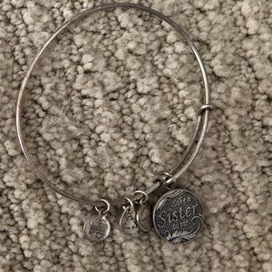 Sister Alex and Ani silver bracelet